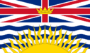 The flag of British Columbia, small